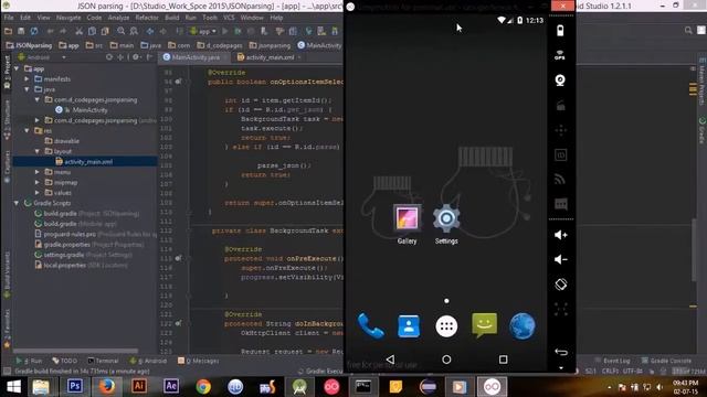 simple android JSON parsing смотреть онлайн