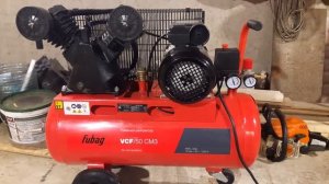 Краткий обзор-тест компрессора FUBAG VCF/50 CM3