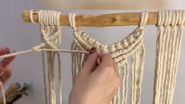 Макраме панно Бохо мастер-класс . DIY Мacrame Boho Wall Hanging_[360p].mp4 смотреть онлайн