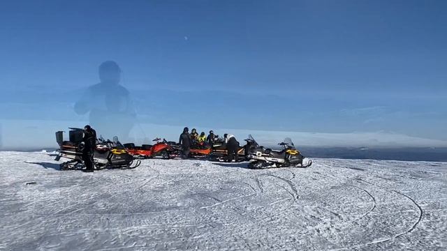 Путешествие на гору большой Таскыл, февраль 2022 на снегоходах BRP. смотреть онлайн
