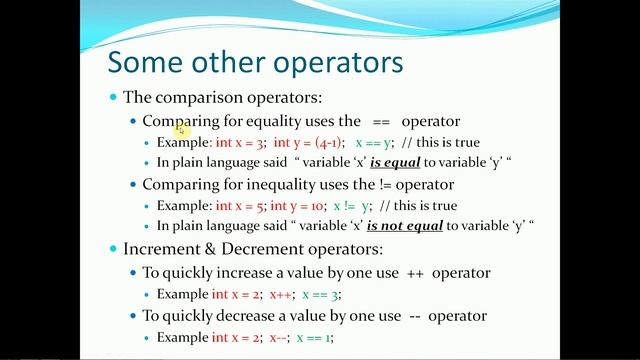 Java Programming Tutorial:Operators смотреть онлайн