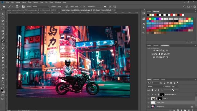 How To Edit Like Cyberpunk (photoshop)!! Easy Photoshop Tutorial
