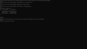 SQL Shell || PostgreSQL || create simple database table
