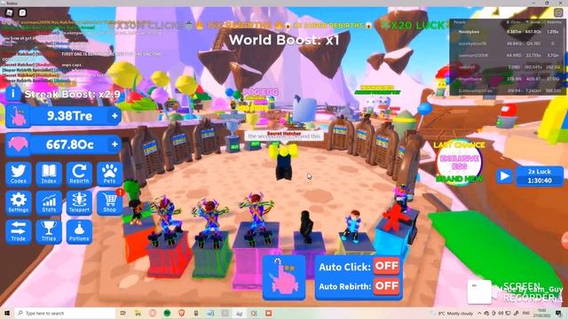 All 4 places on getting the code for the huge cat in... Candy Clicking Simulator! смотреть онлайн