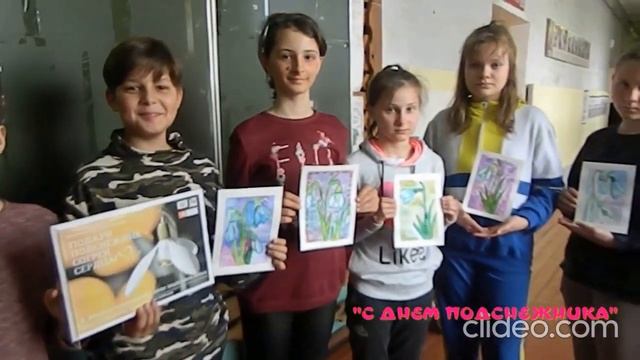 МБОУ "Марковская ООШ" представляет Акварельные открытки "Капельки весны" смотреть онлайн