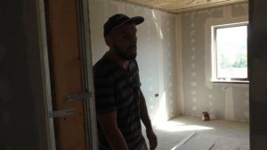 Продолжаем строить дом из пенопласта .