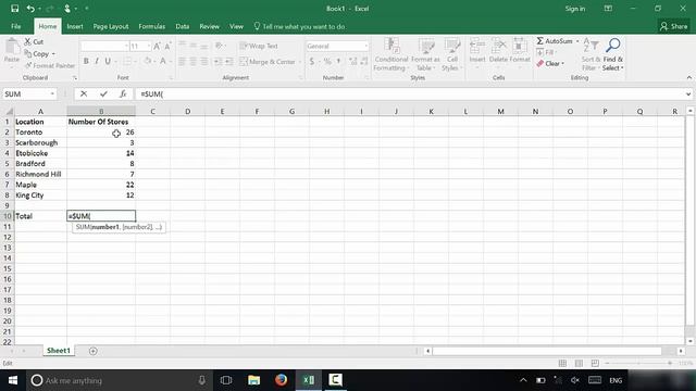 How To Add In Excel-Using The Sum Function-Tutorial смотреть онлайн