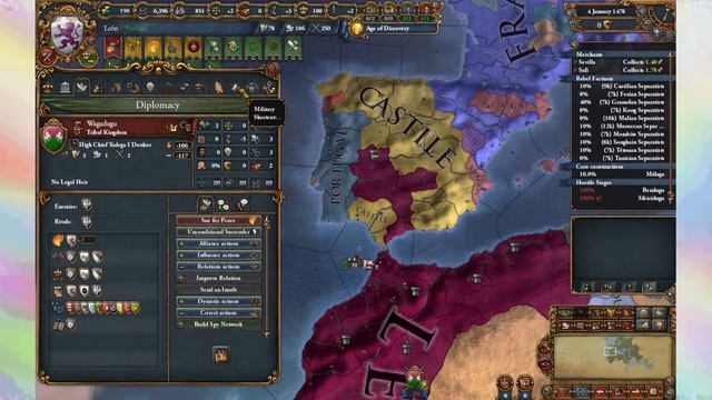 EU4 Лига "Сибирский Новый Год" за обсервера, сессия 2 смотреть онлайн