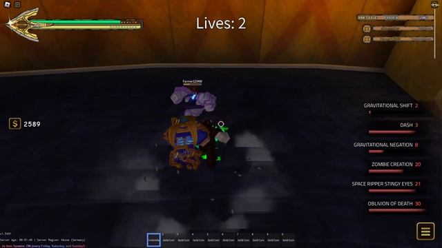 YBA C-MOON  VAMP BUILD SHOWCASE  ROBLOX YBA 1.54V