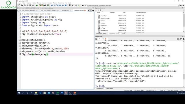 PYTHON 11 Estatística com Histograma e Boxplot usando Statistics e Scipy смотреть онлайн