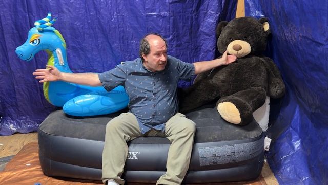 Destruction Stuffed Animals Popping Inflatable Pool Toys PSA