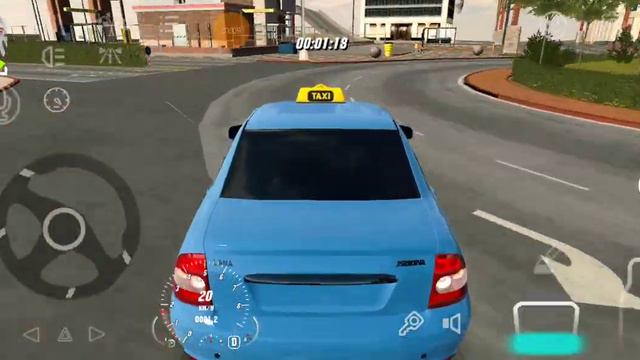 Таксую в игре Car Parking смотреть онлайн
