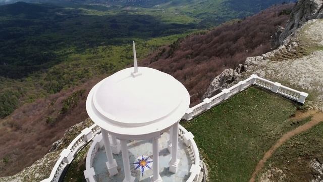Крымский заповедник, беседка ветров 4К DJI Phantom 4 pro смотреть онлайн