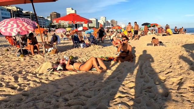 Calçadão da Praia do Leblon e Calçadão de Copacabana ?? Rio de Janeiro, Brasil | 2023 #copacabana смотреть онлайн
