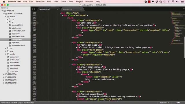 Bootstrap 3 Tutorials [COMPLETE] - Building a blog admin video tut for beginners # 23 смотреть онлайн