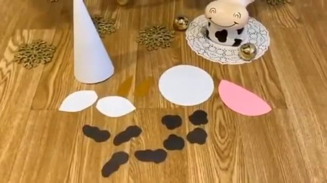 Новогодний калейдоскоп – 2021. Мастер класс «Весёлый бычок». Школа № 2114 смотреть онлайн