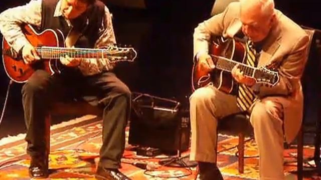 Howard Alden & Bucky Pizzarelli at Djangofest Northwest Sept. 24, 2010 смотреть онлайн