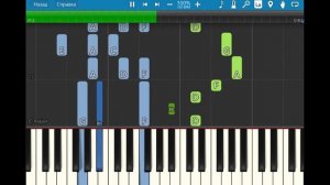 Король и Шут - Забытые ботинки [Synthesia Piano Tutorial]