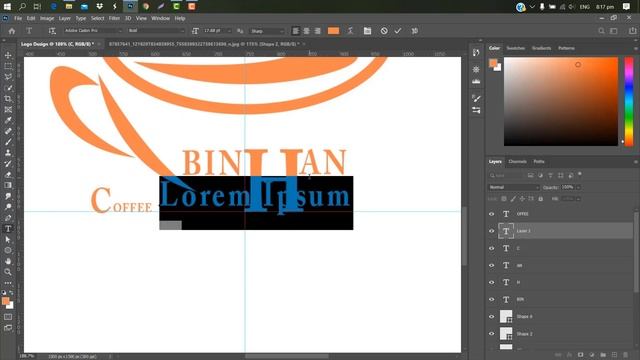 Logo Design Photoshop cc Tutorial || Coffee Shop Logo смотреть онлайн