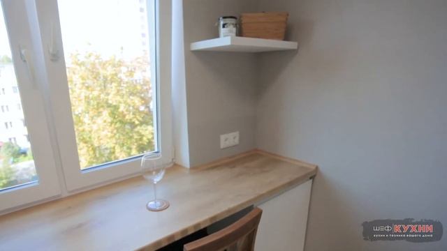 Кухня в хрущевке. Дизайн маленькой кухни. Дизайн маленькой кухни 5,4 смотреть онлайн