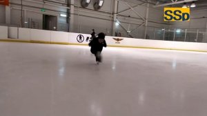 Вращение волчок. Вращение сидя. Фигурное катание.