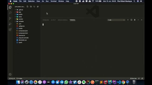 Tutorial CRUD CodeIgniter 4 Dengan Bootstrap #3 : Membuat Migration Table