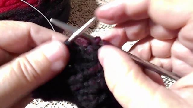 Сумка спицами из ровницы Кауни.Вязание с LusiTen #ЛюдмилаТен #вязаниеспицами смотреть онлайн