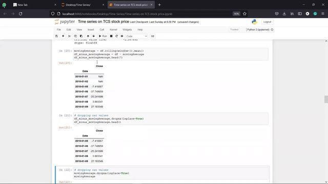 Time series forecasting on TCS stock смотреть онлайн