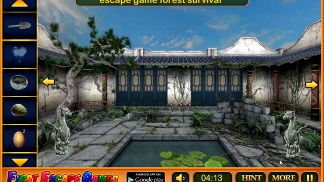 Escape Game Chinese Garden walkthrough FEG. смотреть онлайн