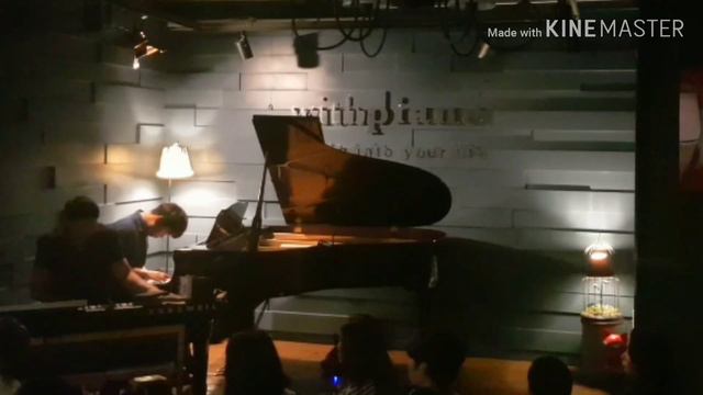 Jean Michel Jarre " Rendez Vous 1 and 2" live cover performance with audience from three angles. смотреть онлайн