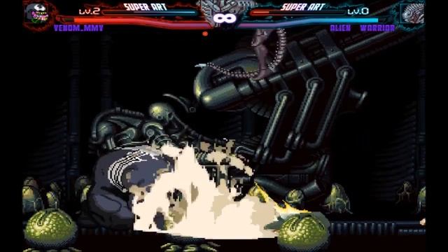 Mugen : Venom (Marvel) Vs Alien Warrior (AVP) (Request) смотреть онлайн