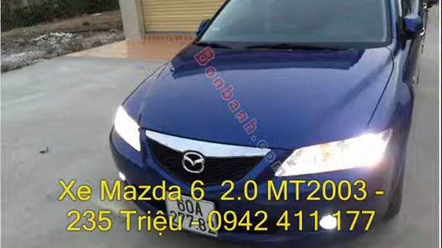 bOnbanh.cOm | Xe Mazda 6  2.0 MT 2003 - 235 Triệu