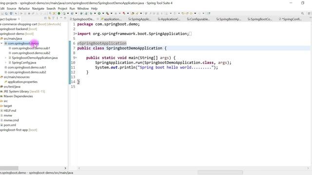 Spring Boot Tutorial for Beginners #9 - @SpringBootApplication Annotation смотреть онлайн