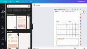 How to Create Digital Planner in Canva With Hyperlinked Tabs! | Giveaway