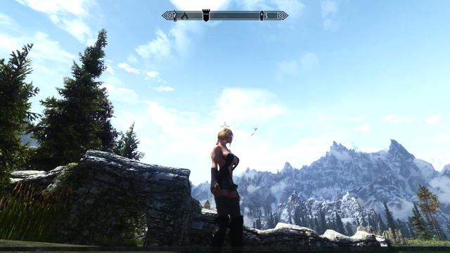 Skyrim HD Edition [RealVision ENB (Preset 1: Realistic)] смотреть онлайн