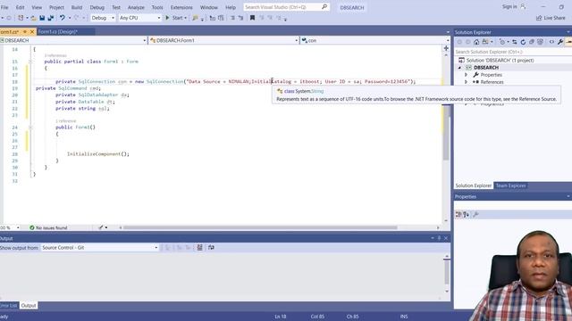 Visual Studio C# | MS SQL Server | Data Search смотреть онлайн