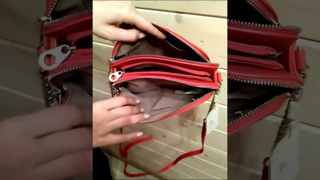 5918-2 RED Сумка кросс боди David Jones смотреть онлайн