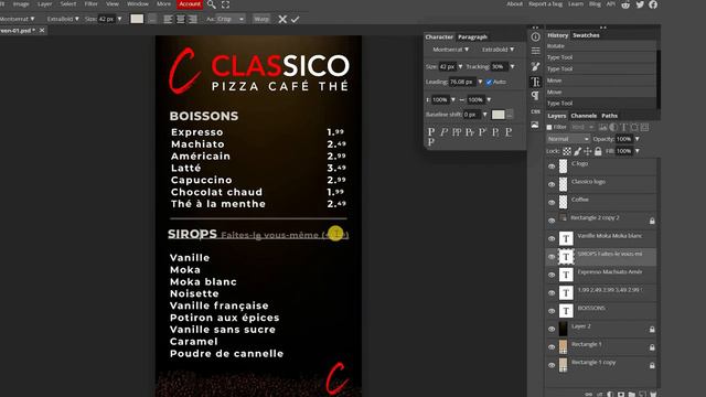 How to edit your digital menu boards using Photopea смотреть онлайн