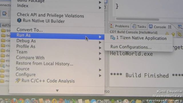 Tizen Developer Conference 2013 - Creating a Tizen Application: Start to Finish смотреть онлайн