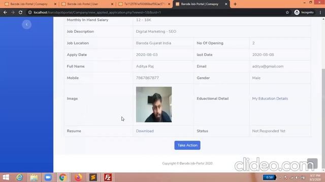 Online Job Portal in PHP смотреть онлайн