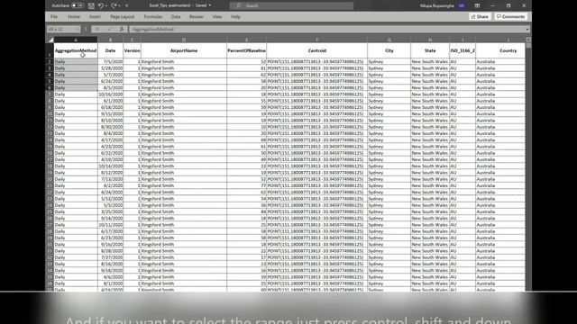 MS Excel - Range Select смотреть онлайн
