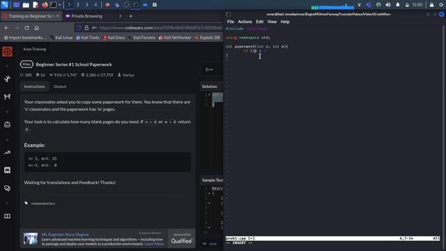CodeWars | C++ | Beginner Series #1 School Paperwork смотреть онлайн