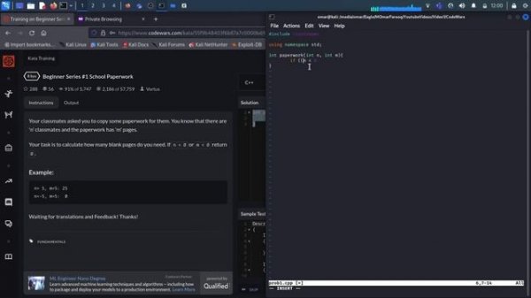 CodeWars | C++ | Beginner Series #1 School Paperwork