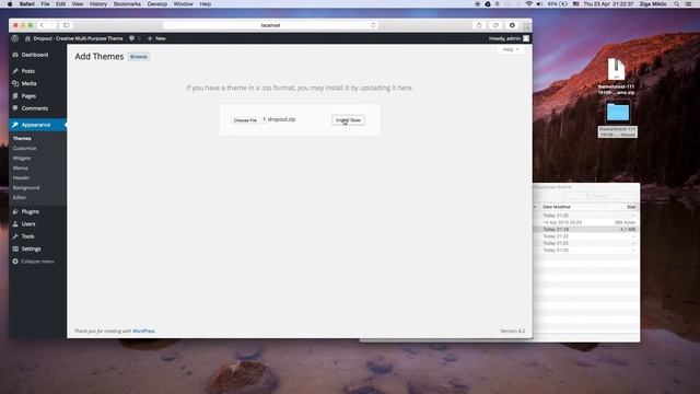 Dropout - Creative Multi-Purpose Theme - WordPress Install смотреть онлайн