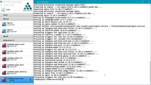Lab-07 WebServer Nginx Debian 9.7 - Linux Server смотреть онлайн