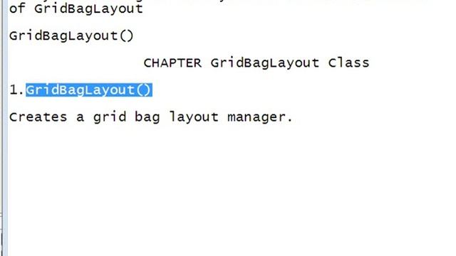 Java Programming Tutorial -GridBagLayout-1- GridBagLayout() смотреть онлайн