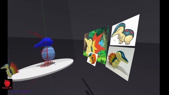 Modeling Cyndaquil from Pokemon in gravity sketch VR and blender смотреть онлайн