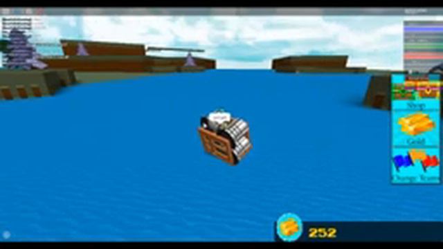 Roblox (Build a boat for treasure) Trying to survive with a door смотреть онлайн