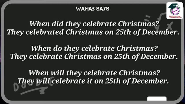 Ask questions in Past,Present and Future (Part 2)|Wahab Says| смотреть онлайн