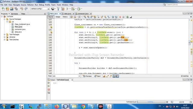 Java - Sql Server. Convert Text file to Xml file смотреть онлайн